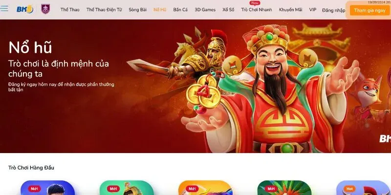 BK8 - Mở ra không gian cược an toàn