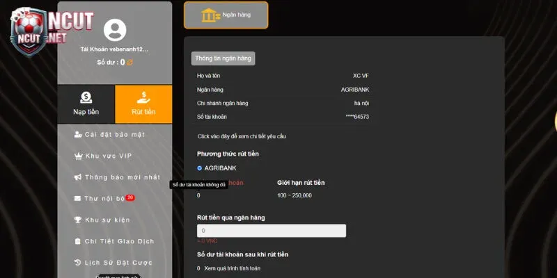 Hướng dẫn rút tiền thắng cược từ tài khoản 789bet