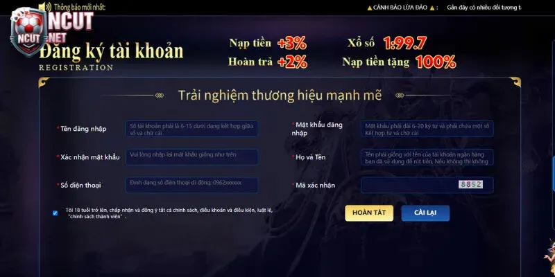 Hướng Dẫn Đăng Ký/Đăng Nhập QH88 Chi Tiết Cho Người Mới 3 Vài bước đăng ký QH88 dễ dàng